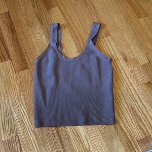 Taupe Abercrombie sweater tank